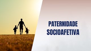 Paternidade socioafetiva [upl. by Aciram]