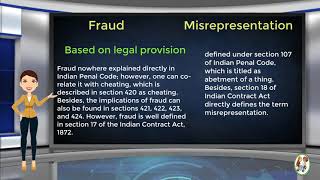 What is Difference Between Fraud amp Misrepresentation [upl. by Truelove377]