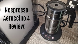 Nespresso Aeroccino 4 Milk Frother Review  Worth upgrading from the Aeroccino 3 [upl. by Bale860]