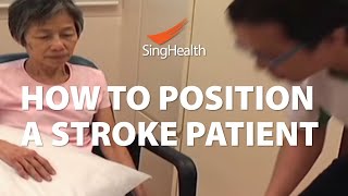 How To Position A Stroke Patient [upl. by Lekcim]