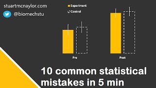 Ten Statistical Mistakes in 5 Min [upl. by Blair]