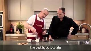 How to make a hot chocolate using an aerolatte milk frother [upl. by Carine755]